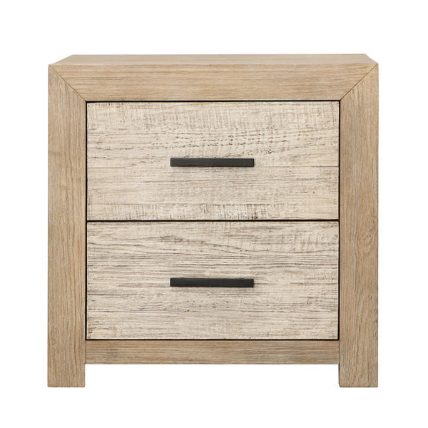 Lodi Nightstand Double Drawer